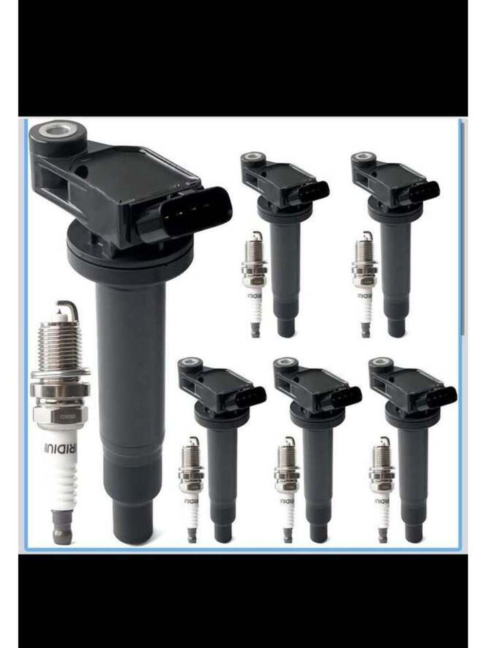 Ignition Coil Pack & Iridium Spark Plugs Set for 2000-2008 Toyota/Lexus V6 - NIB